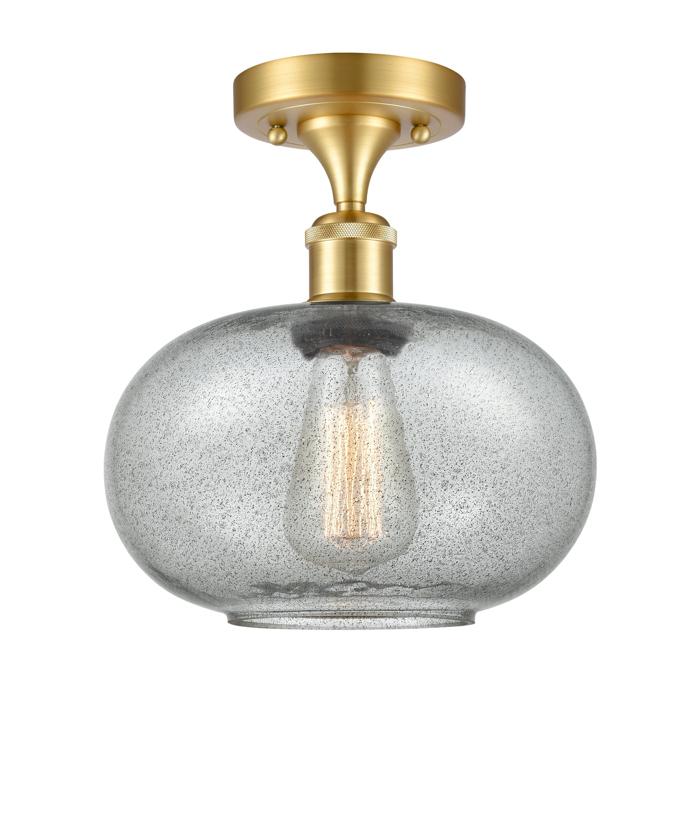 Ballston Semi-Flush Mount - Hand-Blown Glass Shade