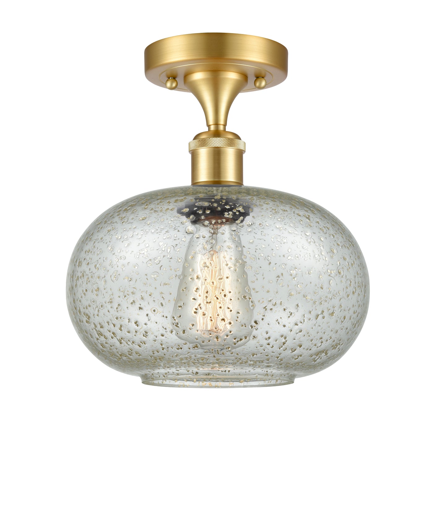 Ballston Semi-Flush Mount - Hand-Blown Glass Shade