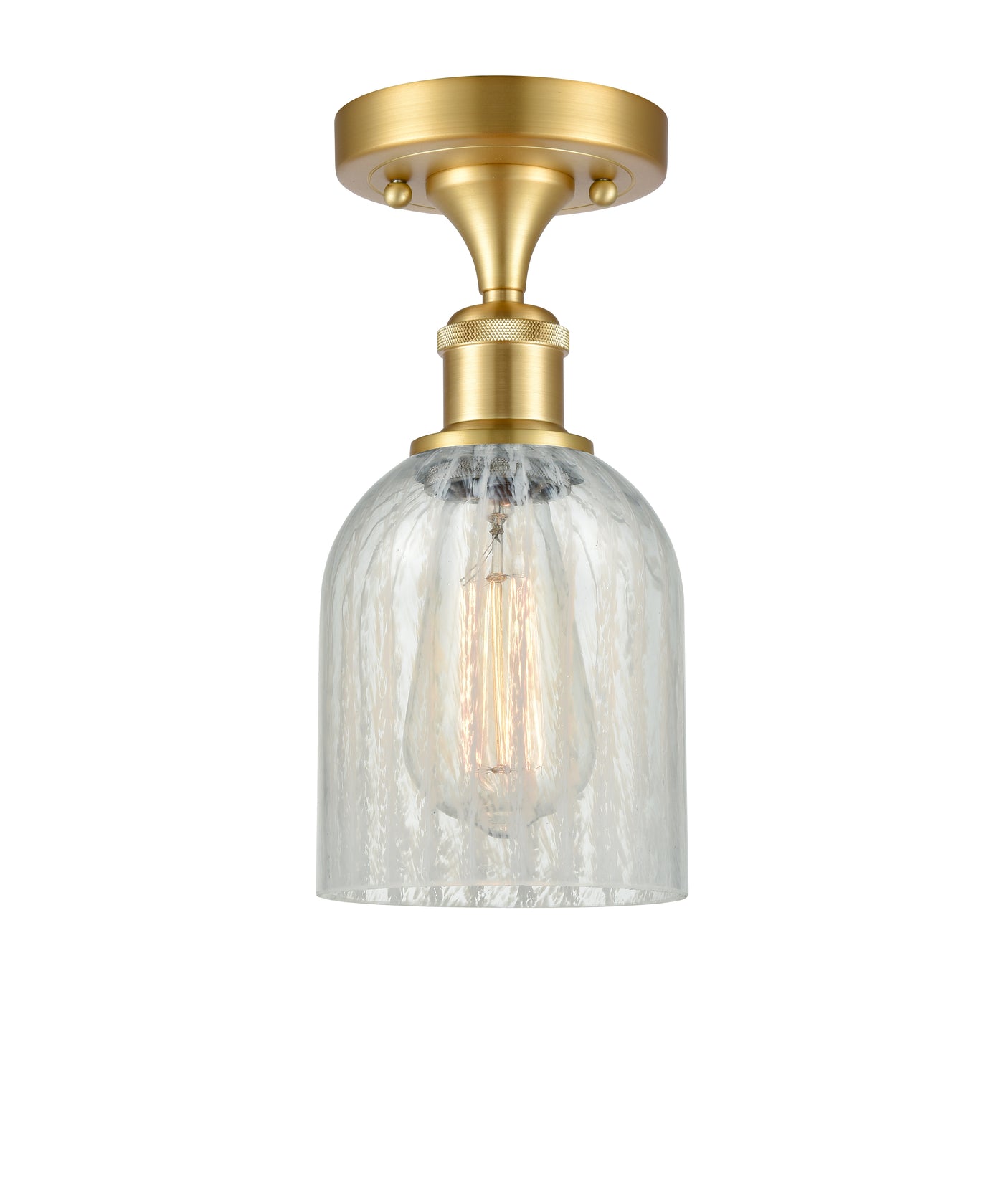 Ballston Semi-Flush Mount | Handcrafted Glass Shade