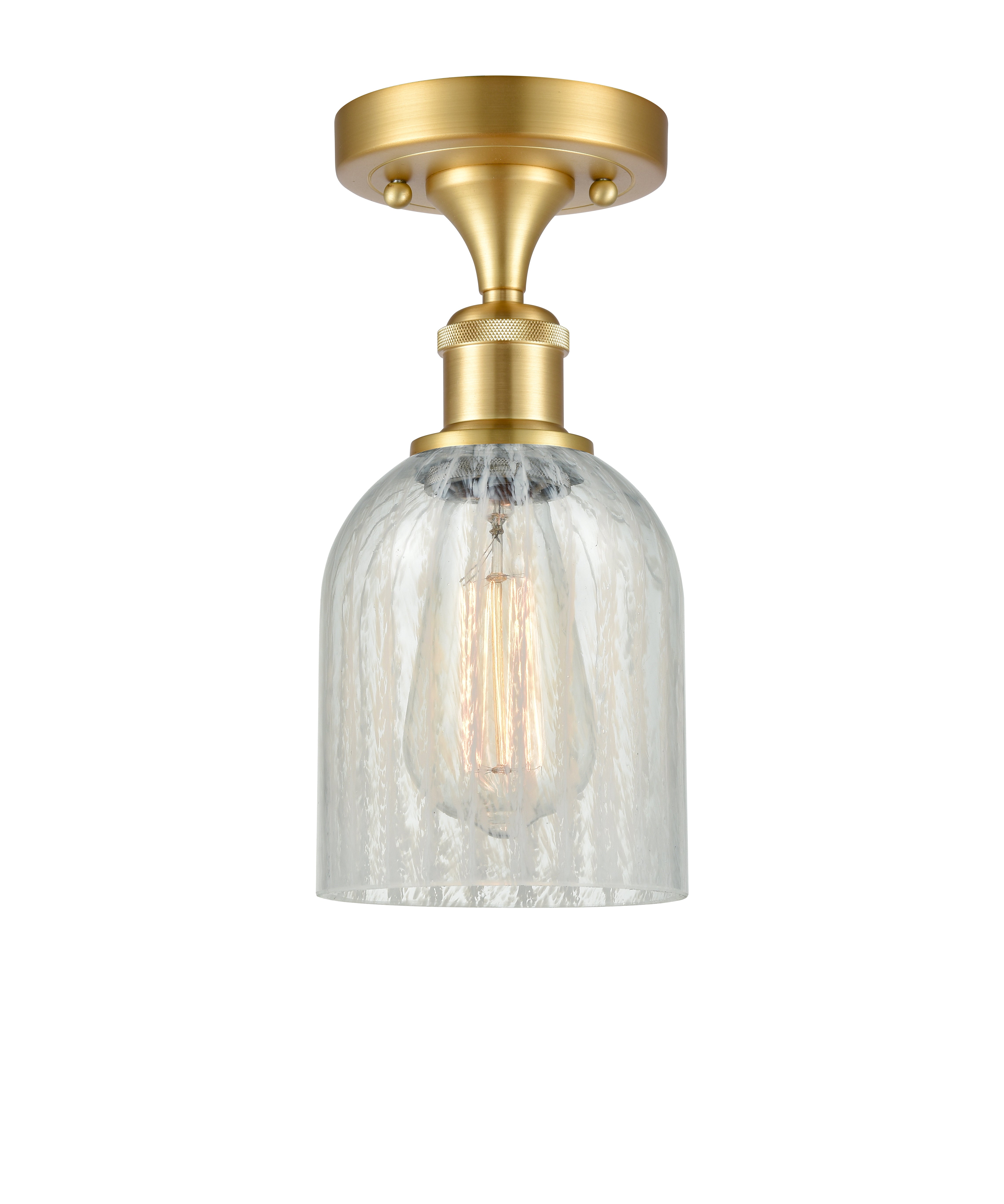 Ballston Semi-Flush Mount | Handcrafted Glass Shade