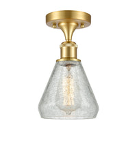 Ballston Semi-Flush Mount White Finish
