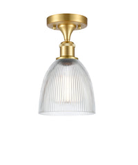 Ballston Semi-Flush Mount White Chrome