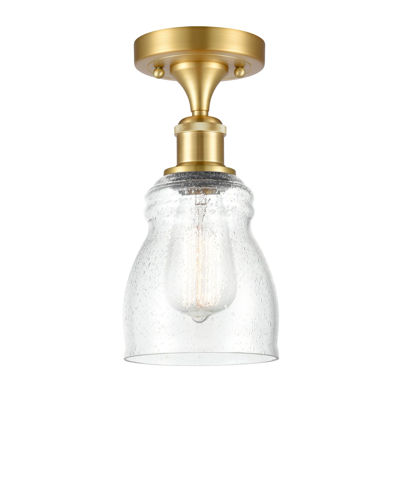 Ballston Semi-Flush Mount Cast Brass