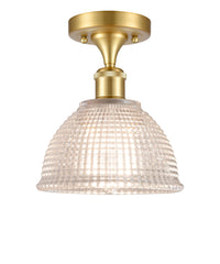 Ballston Semi-Flush Mount White Chrome