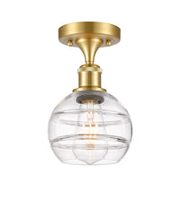 Ballston Semi-Flush Mount White Glass