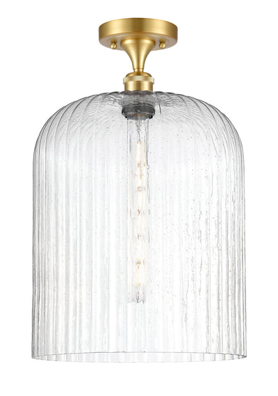Ballston Semi-Flush Mount White Chrome