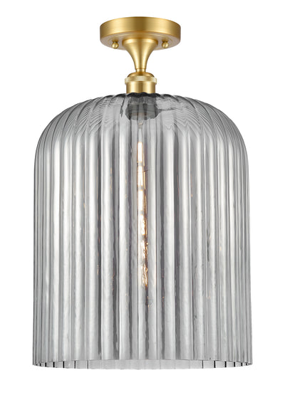 Ballston Semi-Flush Mount White Chrome