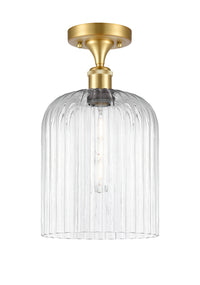 Ballston Semi-Flush Mount White Chrome