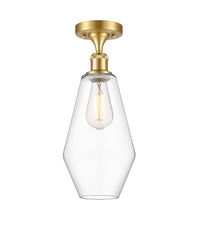 Ballston Semi-Flush Mount White Chrome