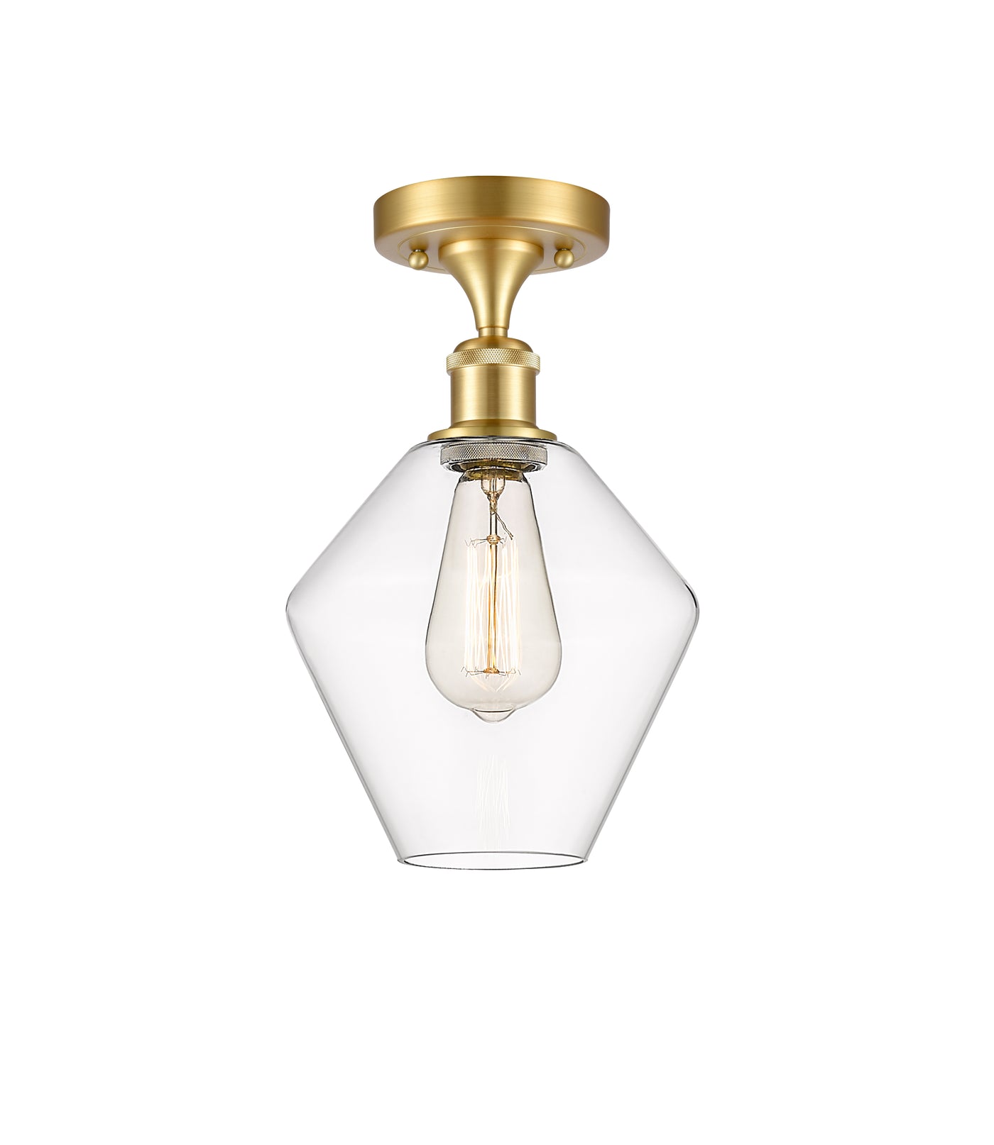 Ballston Semi-Flush Mount Polished Chrome