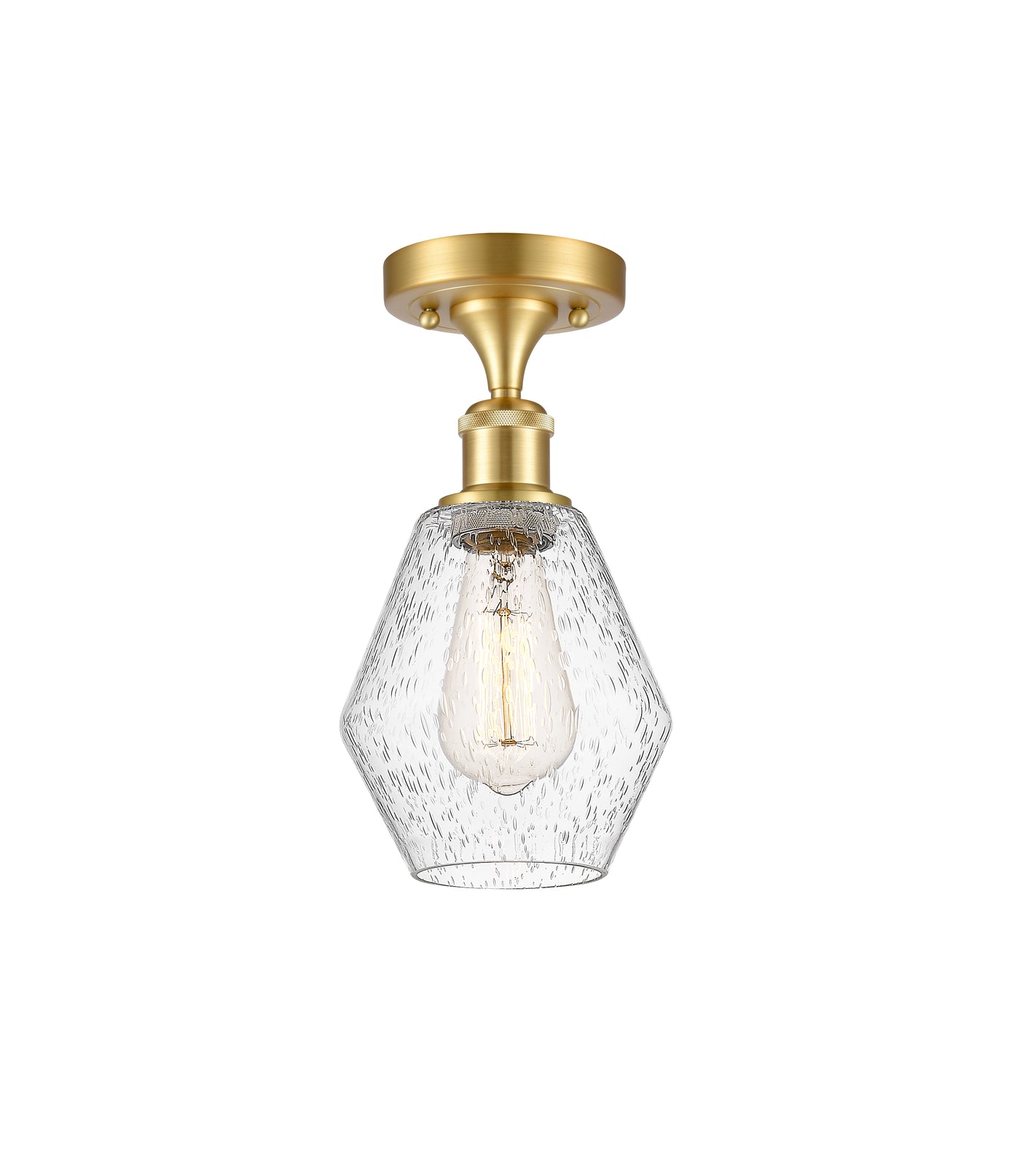 Ballston Semi-Flush Mount 6 Lights Cast Brass