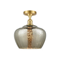 Ballston Semi-Flush Mount Chrome Brass