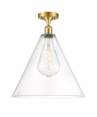 Ballston Semi-Flush Mount White Chrome