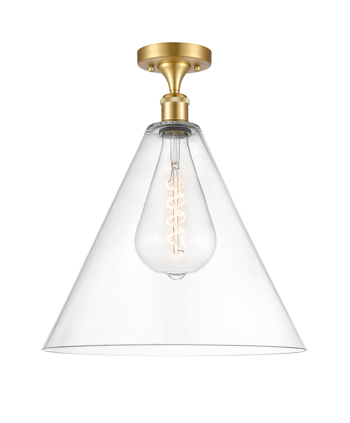 Ballston Semi-Flush Mount Polished Chrome
