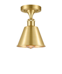 Ballston Semi-Flush Mount Cast Brass Steel