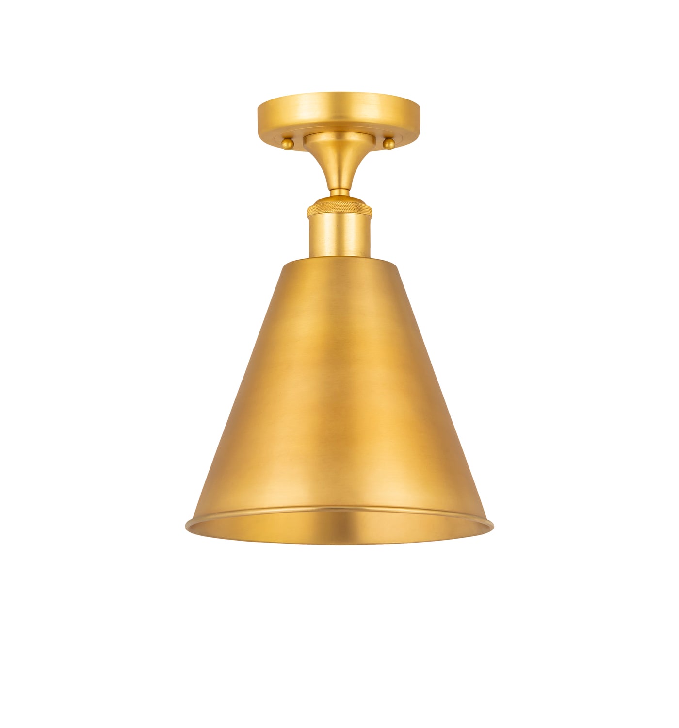 Ballston Semi-Flush Mount Cast Brass