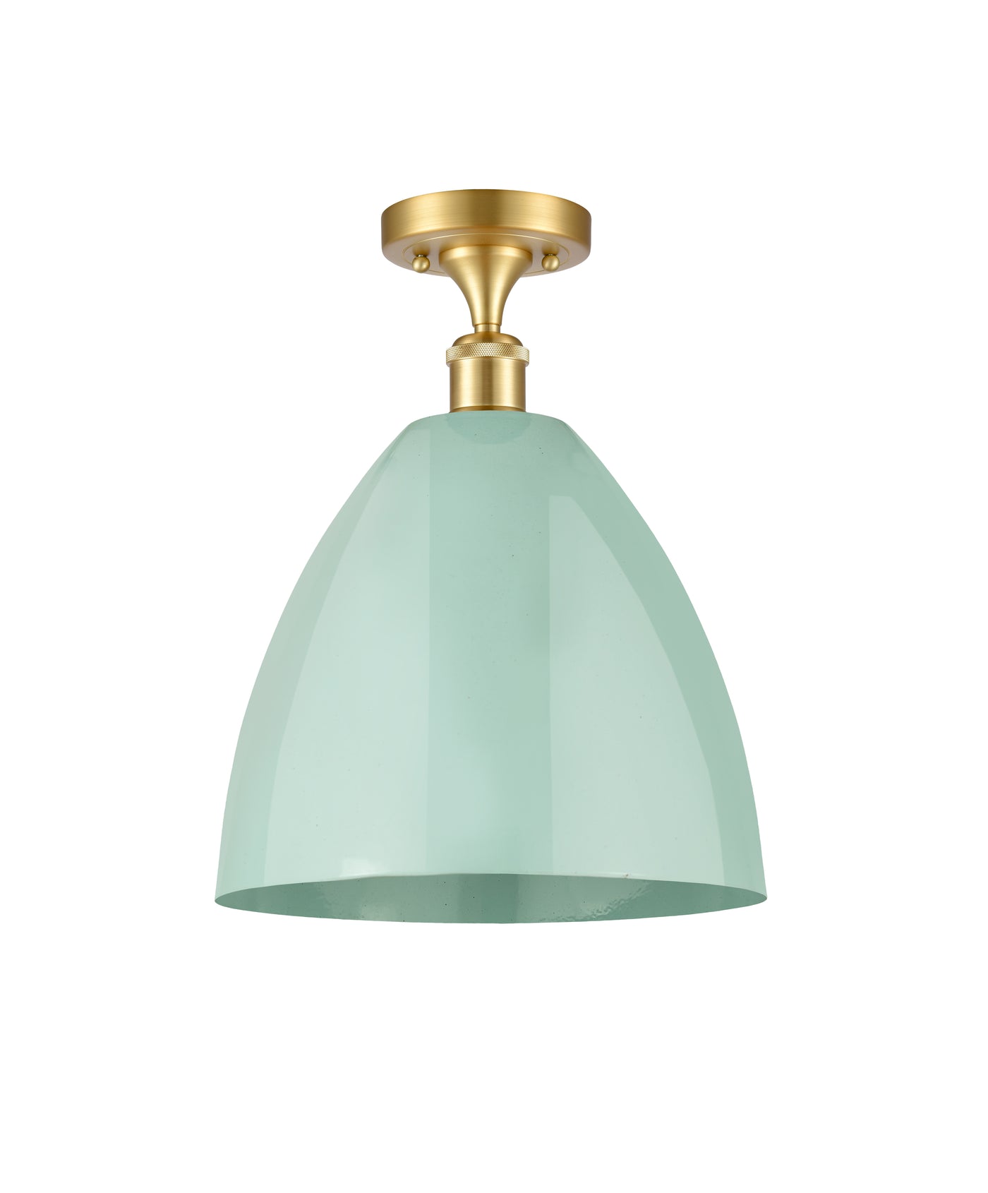 Ballston Semi-Flush Mount White Chrome