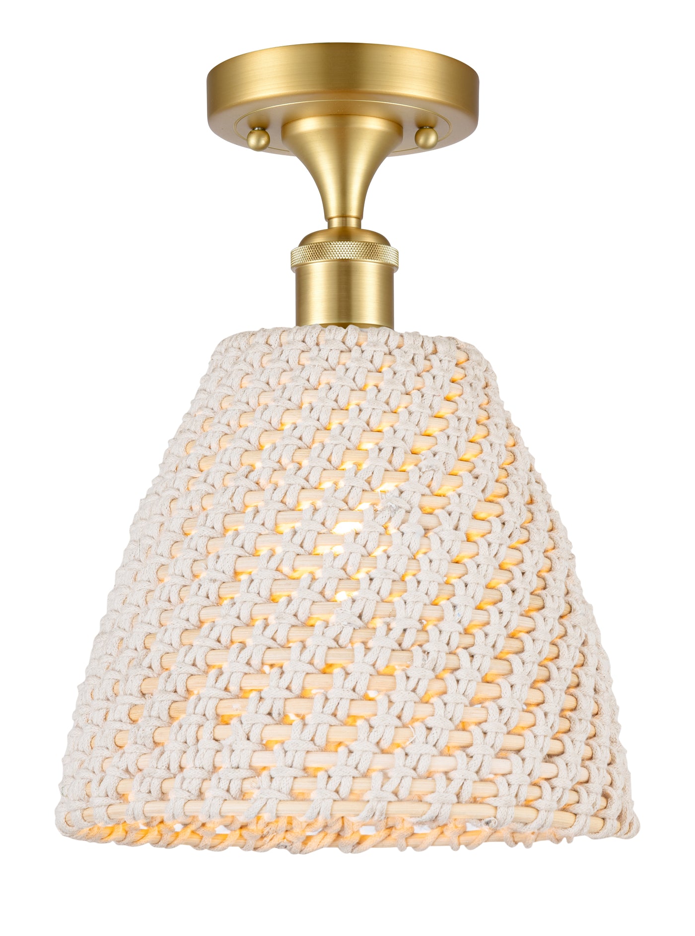 Ballston Semi-Flush Mount Brushed Nickel