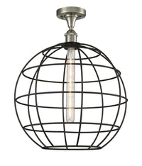 Ballston Semi-Flush Mount Satin Nickel