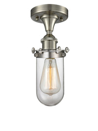 Austere Semi-Flush Mount Brushed Satin Nickel