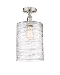 Ballston Semi-Flush Mount White Chrome