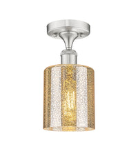 Ballston Semi-Flush Mount White Chrome