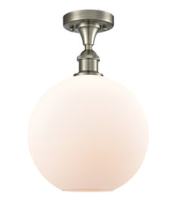 Ballston Semi-Flush Mount White Chrome