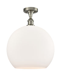 Ballston Semi-Flush Mount White Chrome