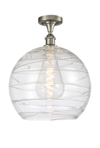 Ballston Semi-Flush Mount White Chrome