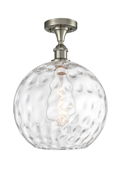 Ballston Semi-Flush Mount Water Glass Steel
