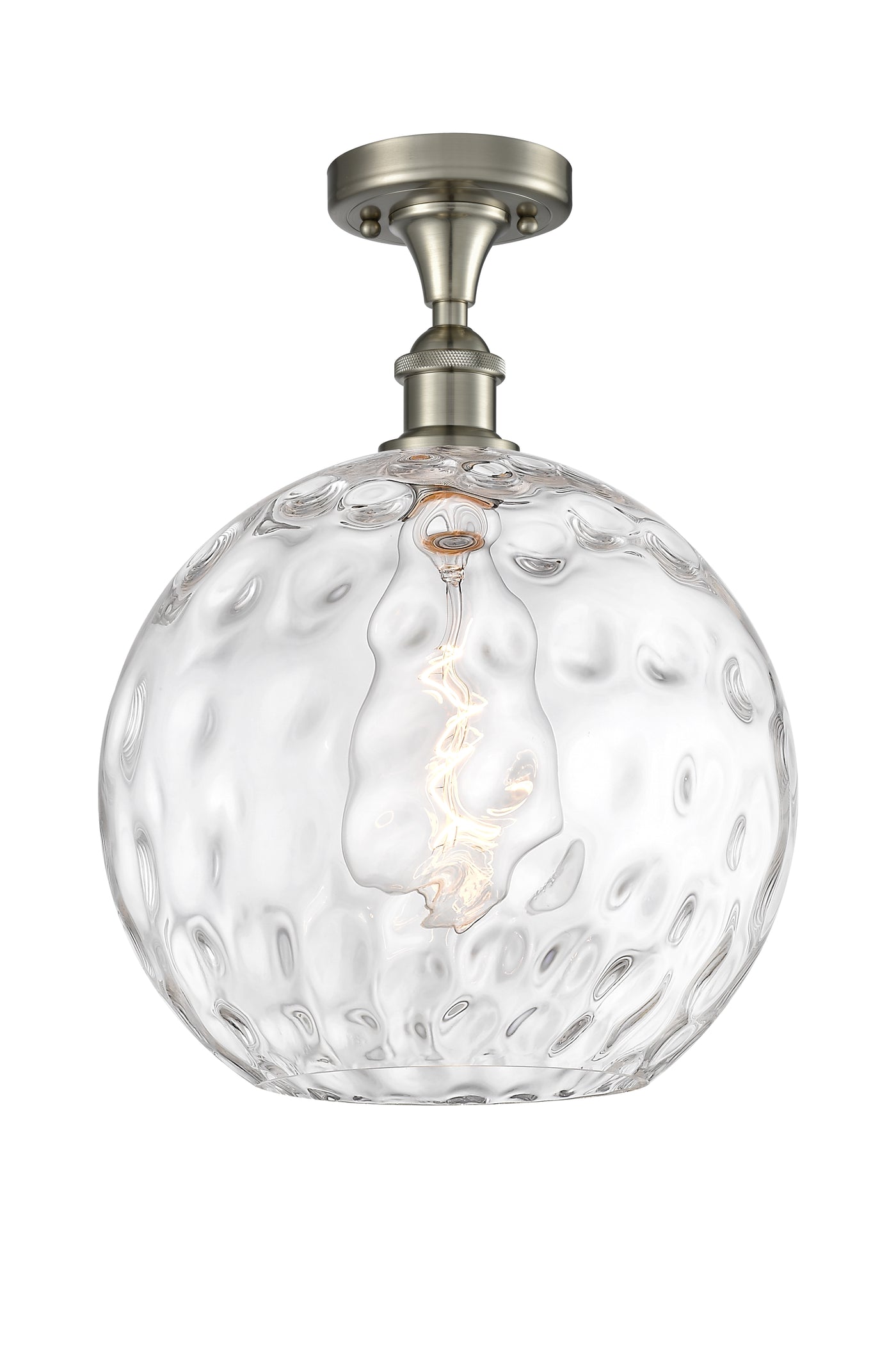 Ballston Semi-Flush Mount Chrome Glass