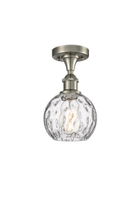 Ballston Semi-Flush Mount White Finish