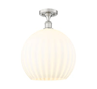 Ballston Semi-Flush Mount White Venetian