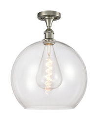 Ballston Semi-Flush Mount White Finish