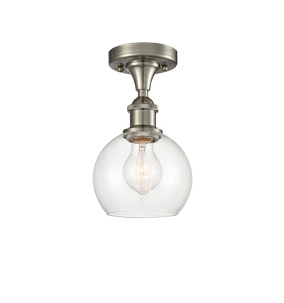 Ballston Semi-Flush Mount White Chrome