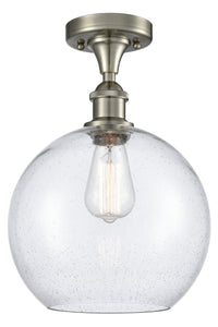 Ballston Semi-Flush Mount White Chrome Finish