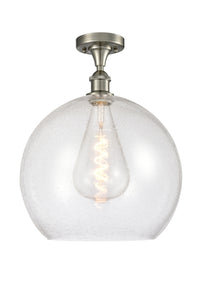 Ballston Semi-Flush Mount White Chrome