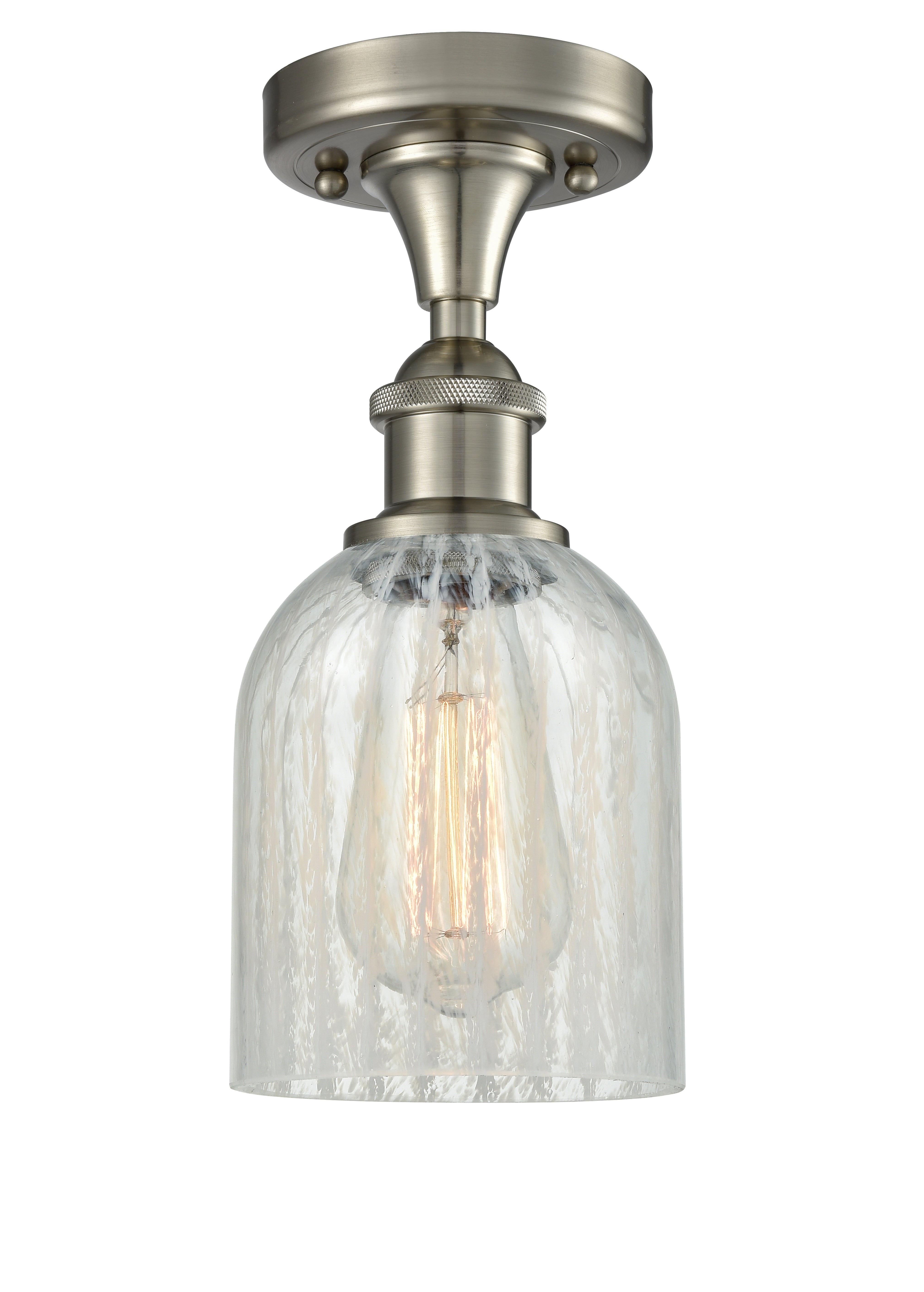 Ballston Semi-Flush Mount | Handcrafted Glass Shade