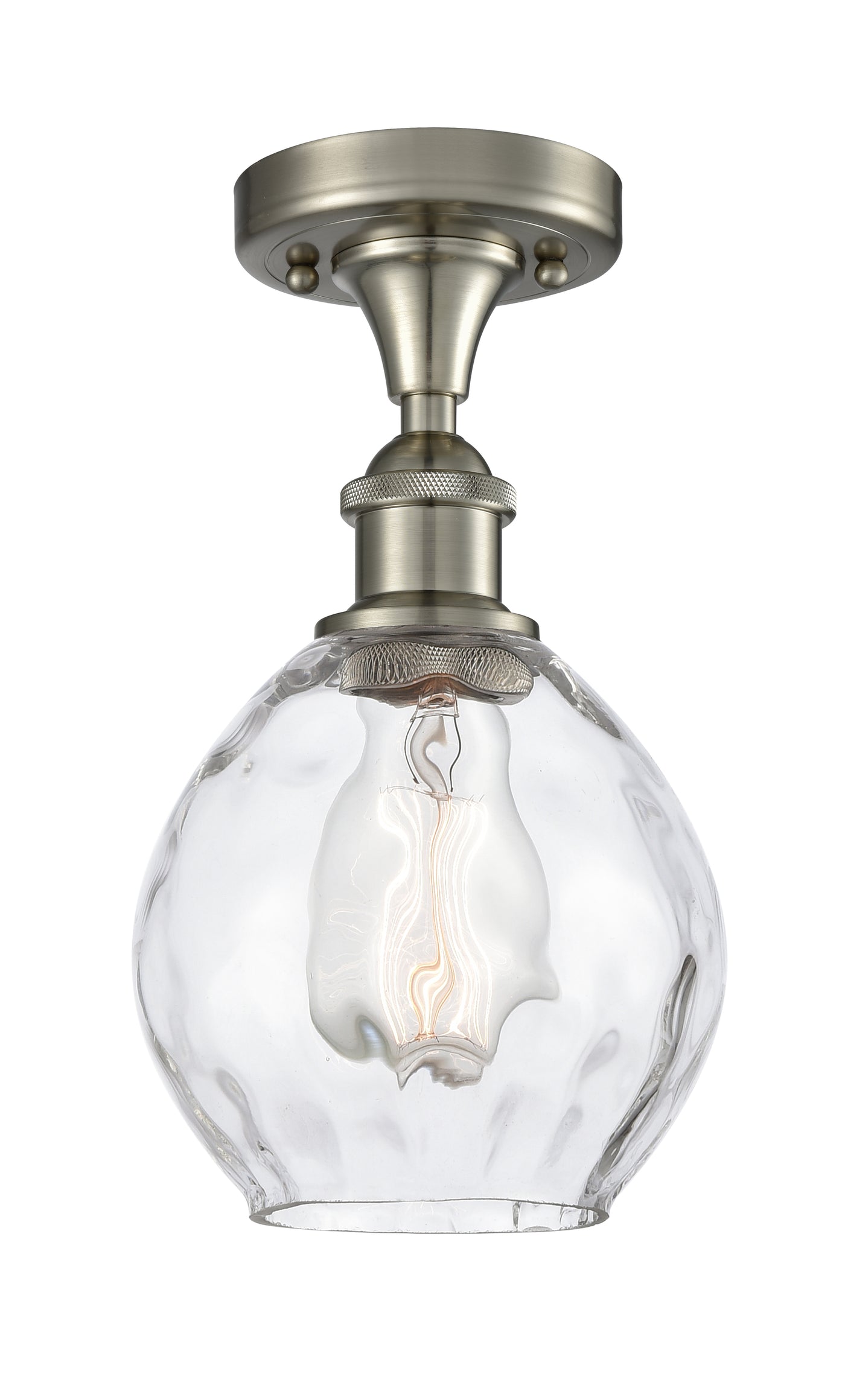 Ballston Semi-Flush Mount Cast Brass Steel