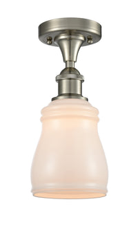 Ballston Semi-Flush Mount White Finish