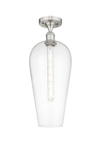 Ballston Semi-Flush Mount Brushed Nickel