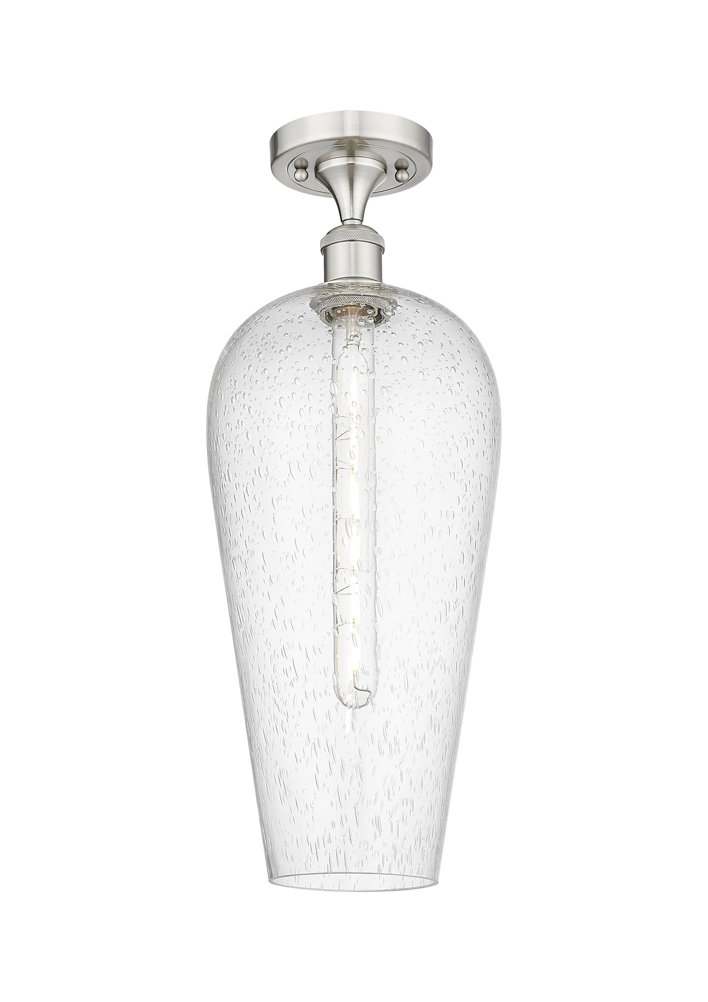 Ballston Semi-Flush Mount Brushed Nickel