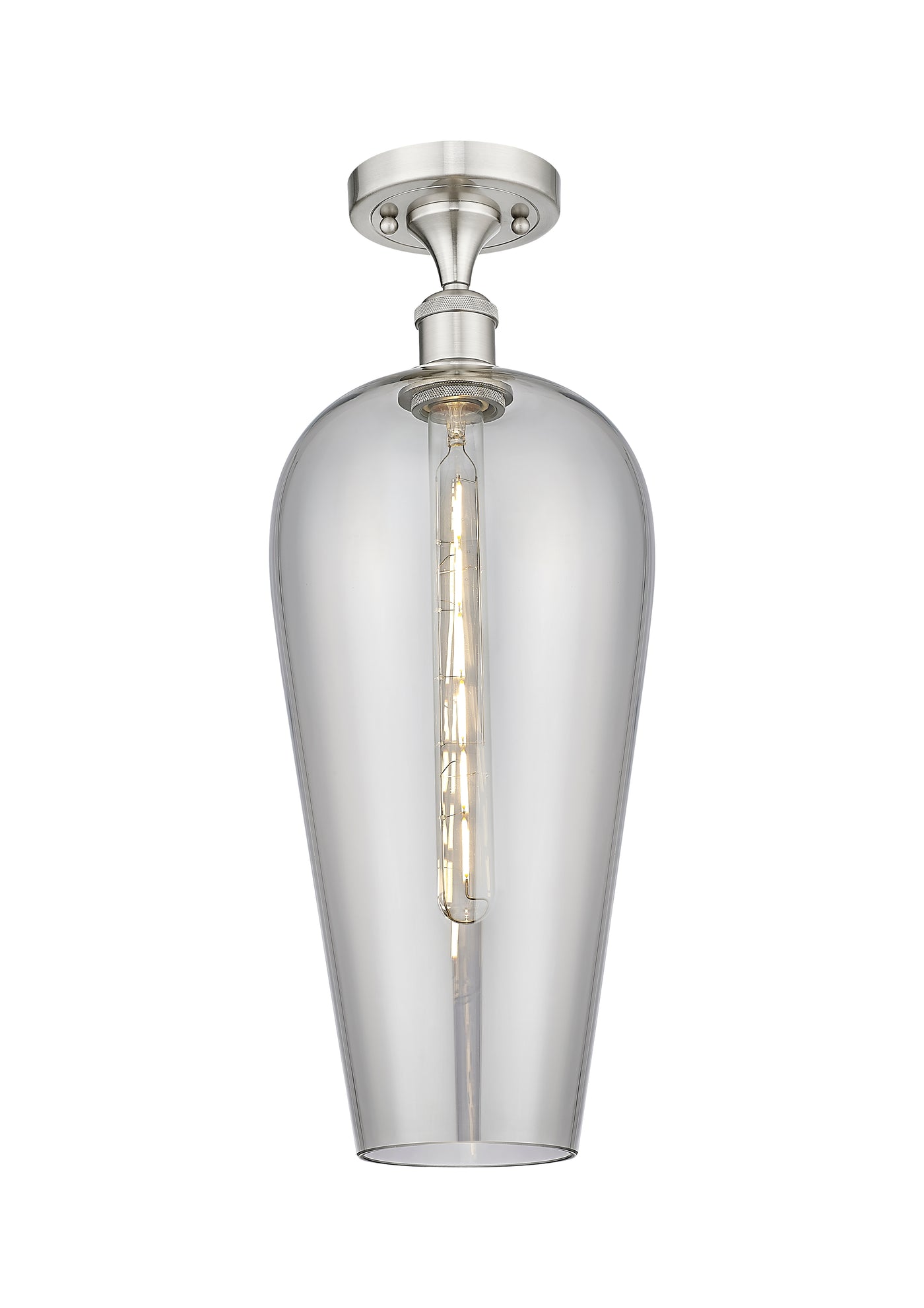 Ballston Semi-Flush Mount Brushed Nickel