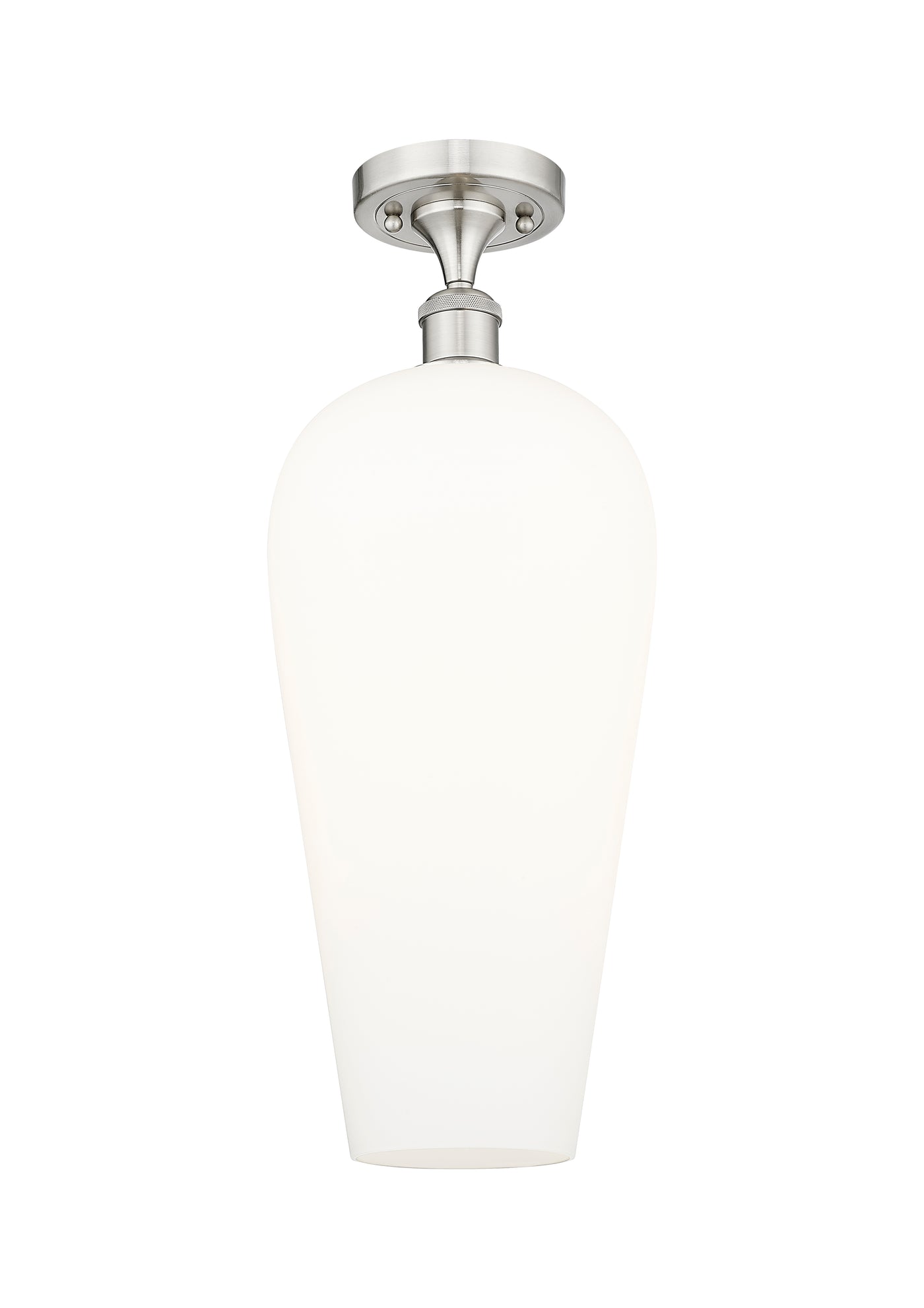 Ballston Semi-Flush Mount Brushed Nickel