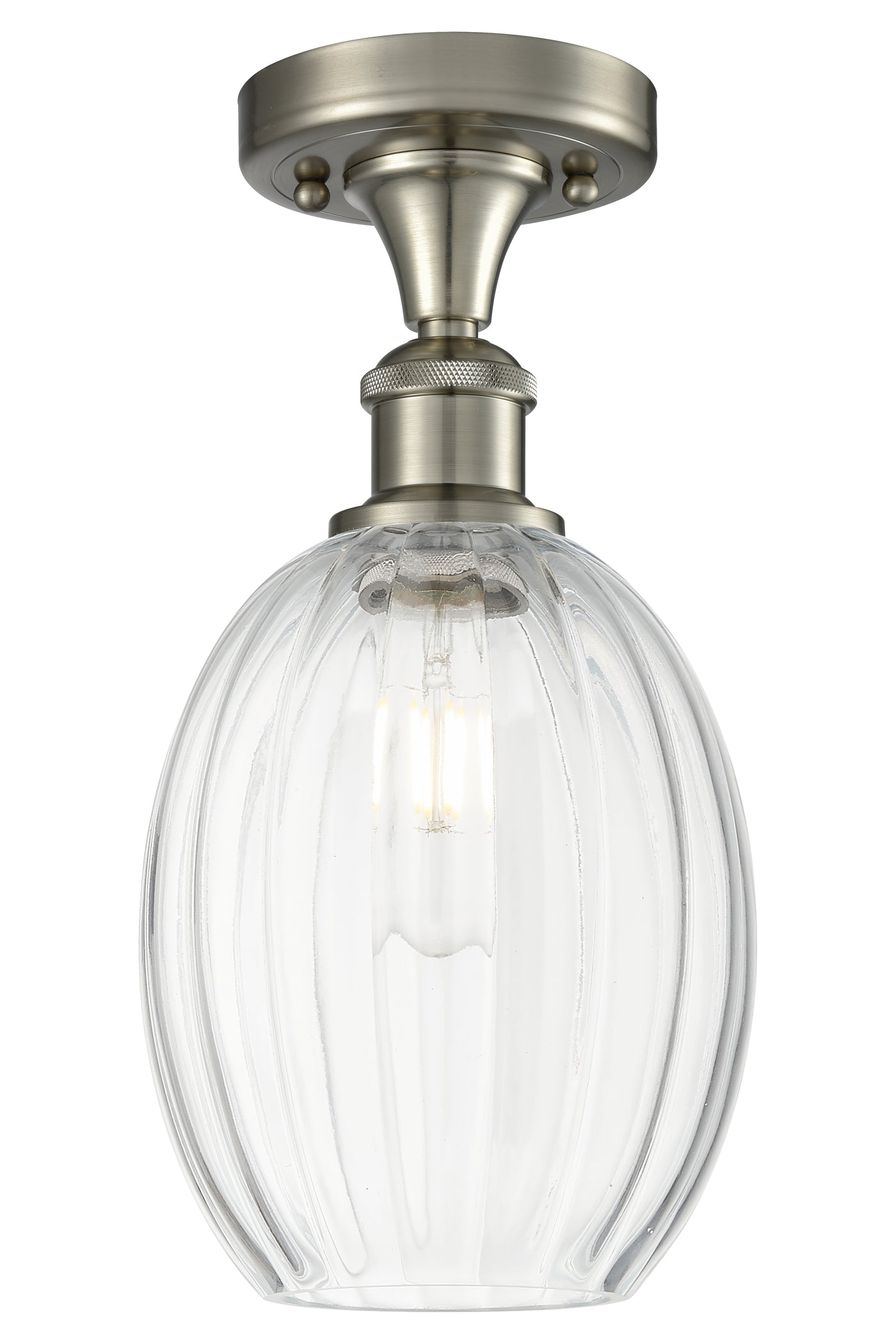 Ballston Semi-Flush Mount Brushed Nickel