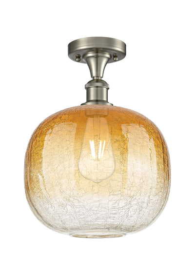 Ballston Semi-Flush Mount Satin Nickel