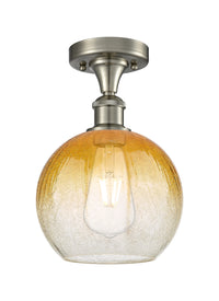 Ballston Semi-Flush Brushed Satin Nickel