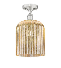 Ballston Semi-Flush Mount White Chrome