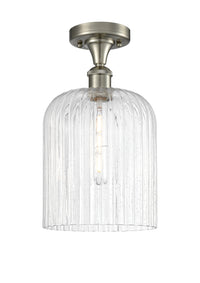 Ballston Semi-Flush Mount White Chrome