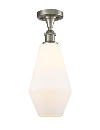 Ballston Semi-Flush Mount White Chrome